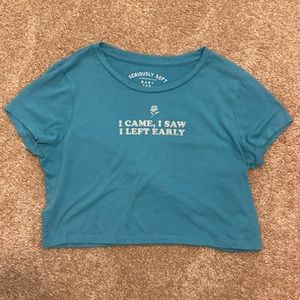 Aeropostal cropped tee